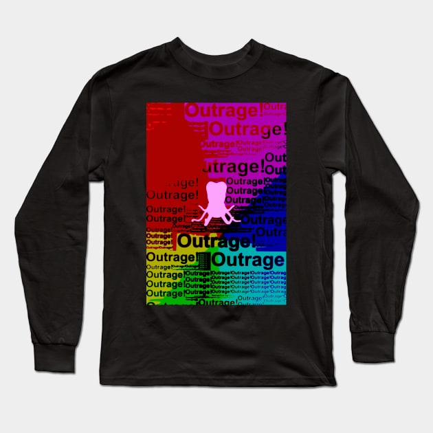 Eye Voodoo Psy Outrage Long Sleeve T-Shirt by eyevoodoo